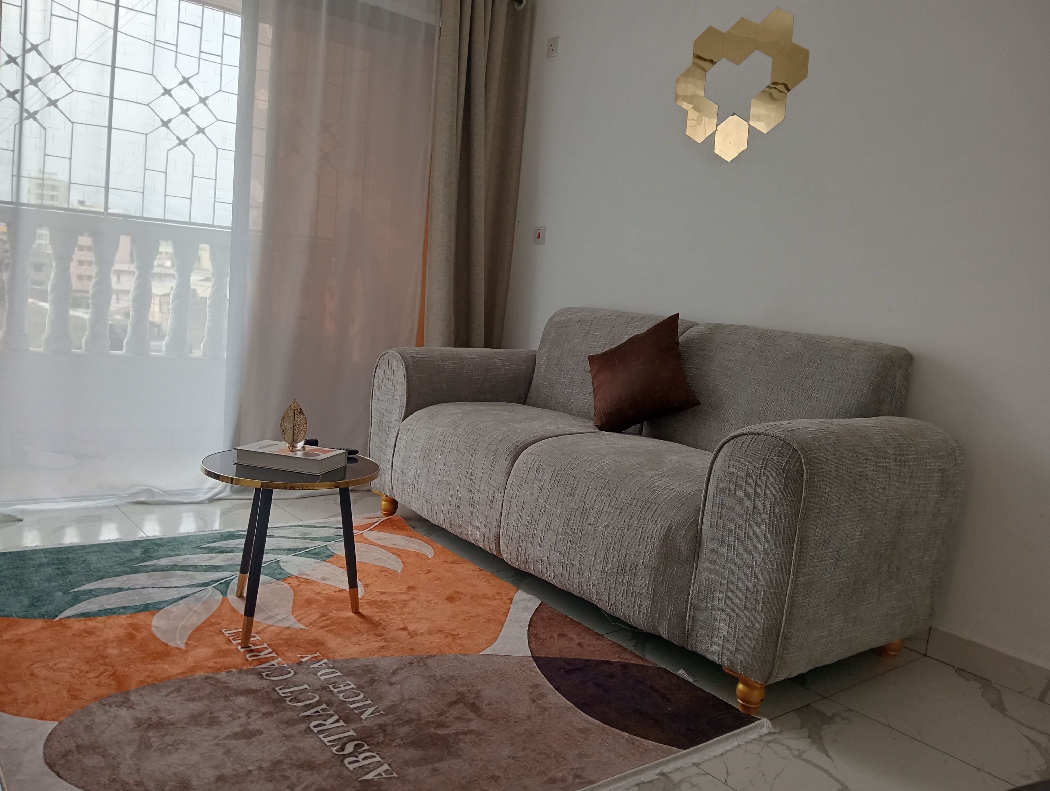 1 bedroom unit in Bamburi with a balcony.