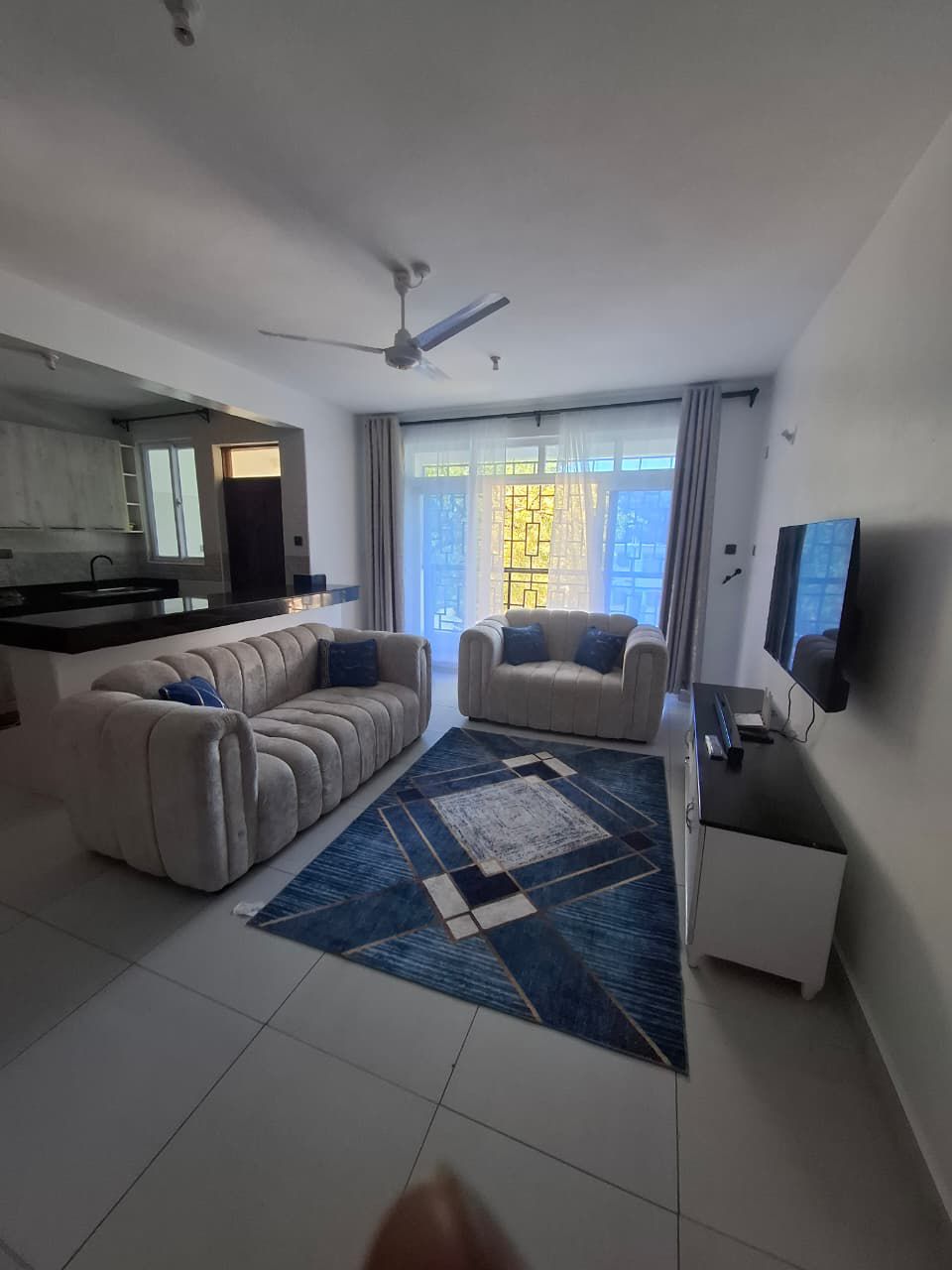 1/2 bedroom apartment available in Nyali in a serene environment. 2